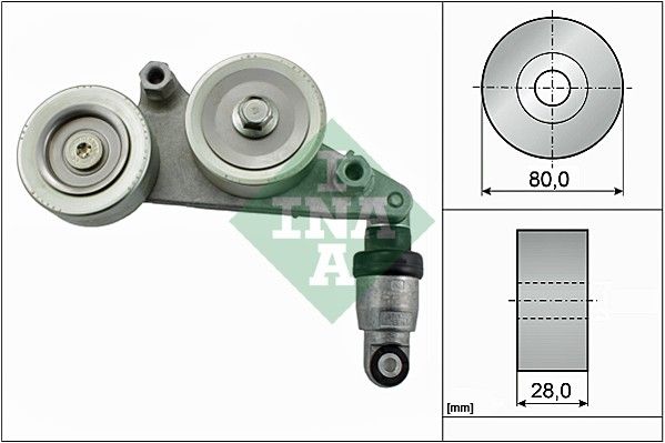 Schaeffler INA 534 0415 10 Vibration Damper, V-ribbed belt