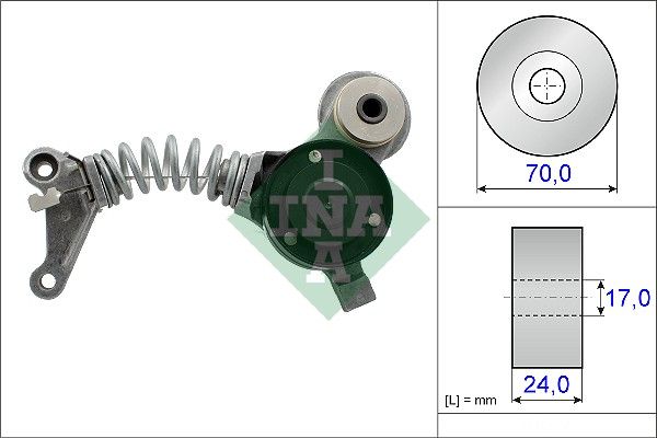 Schaeffler INA 534 0419 10 Belt Tensioner, V-ribbed belt