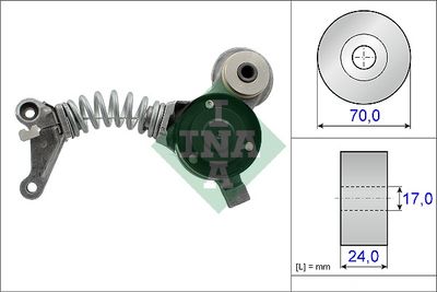Belt Tensioner, V-ribbed belt Schaeffler INA 534 0419 10
