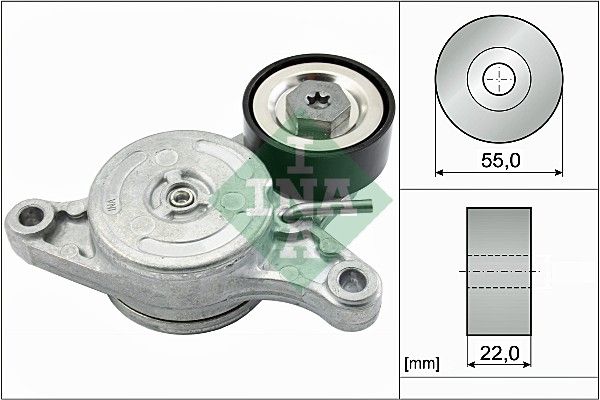 Schaeffler INA 534 0420 10 Belt Tensioner, V-ribbed belt