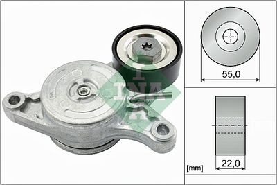 Belt Tensioner, V-ribbed belt Schaeffler INA 534 0420 10