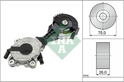 Belt Tensioner, V-ribbed belt Schaeffler INA 534 0425 10