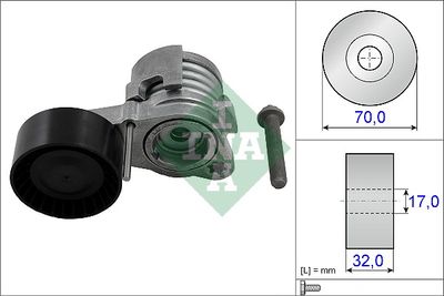 Belt Tensioner, V-ribbed belt Schaeffler INA 534 0432 10