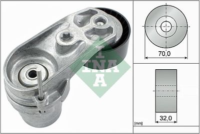 Belt Tensioner, V-ribbed belt Schaeffler INA 534 0433 10