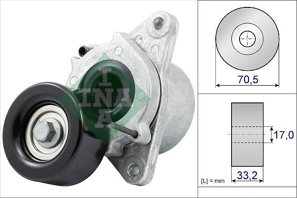 Schaeffler INA 534 0435 10 Belt Tensioner, V-ribbed belt