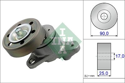 Belt Tensioner, V-ribbed belt Schaeffler INA 534 0437 10