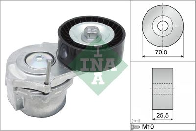 Belt Tensioner, V-ribbed belt Schaeffler INA 534 0438 10