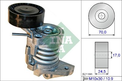 Belt Tensioner, V-ribbed belt Schaeffler INA 534 0450 10