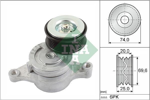Schaeffler INA 534 0457 10 Belt Tensioner, V-ribbed belt