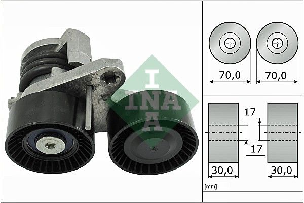 Schaeffler INA 534 0496 10 Belt Tensioner, V-ribbed belt