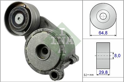 Belt Tensioner, V-ribbed belt Schaeffler INA 534 0506 10