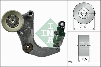 Belt Tensioner, V-ribbed belt Schaeffler INA 534 0534 10