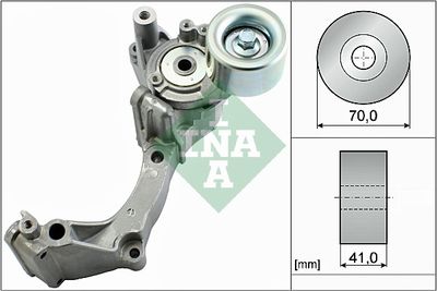 Belt Tensioner, V-ribbed belt Schaeffler INA 534 0537 10