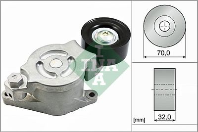 Belt Tensioner, V-ribbed belt Schaeffler INA 534 0538 10