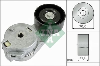 Belt Tensioner, V-ribbed belt Schaeffler INA 534 0548 10