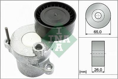 Belt Tensioner, V-ribbed belt Schaeffler INA 534 0549 10