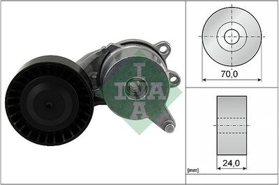 Belt Tensioner, V-ribbed belt Schaeffler INA 534 0553 10