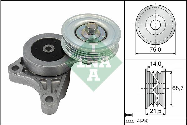 Schaeffler INA 534 0565 10 Belt Tensioner, V-ribbed belt