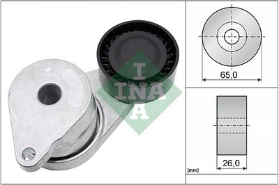 Belt Tensioner, V-ribbed belt Schaeffler INA 534 0573 10