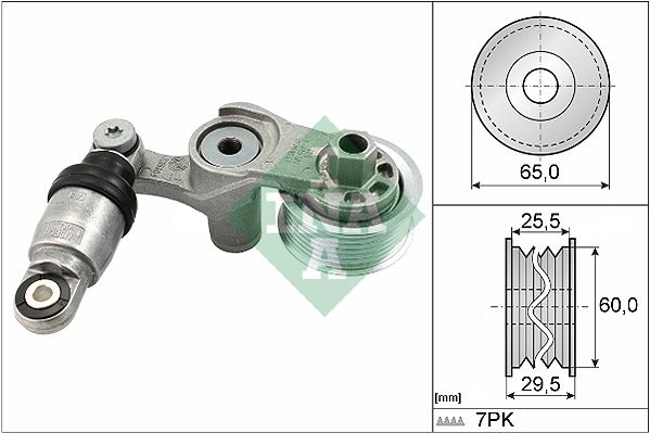 Schaeffler INA 534 0586 10 Belt Tensioner, V-ribbed belt