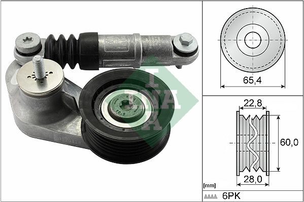 Schaeffler INA 534 0595 10 Belt Tensioner, V-ribbed belt