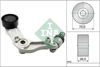 Belt Tensioner, V-ribbed belt Schaeffler INA 534 0596 10
