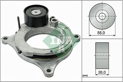 Belt Tensioner, V-ribbed belt Schaeffler INA 534 0598 10