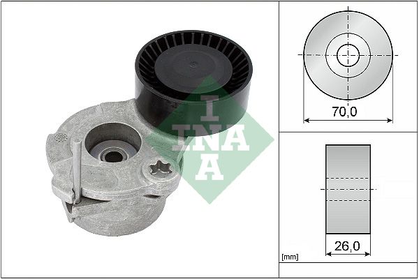Schaeffler INA 534 0630 10 Belt Tensioner, V-ribbed belt