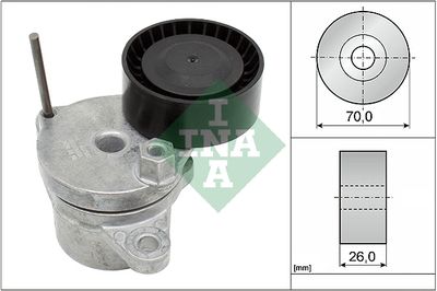 Belt Tensioner, V-ribbed belt Schaeffler INA 534 0649 10