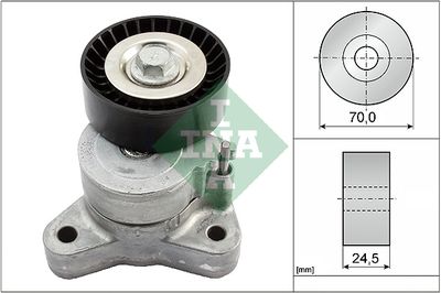 Belt Tensioner, V-ribbed belt Schaeffler INA 534 0667 10