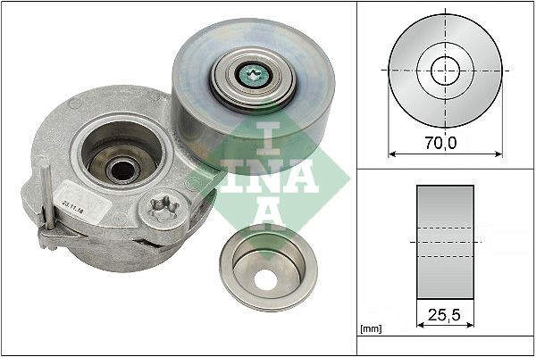 Schaeffler INA 534 0672 10 Belt Tensioner, V-ribbed belt