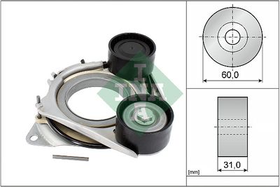 Belt Tensioner, V-ribbed belt Schaeffler INA 534 0683 10