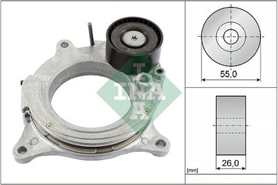 Belt Tensioner, V-ribbed belt Schaeffler INA 534 0692 10