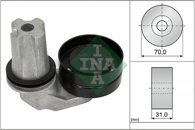 Belt Tensioner, V-ribbed belt Schaeffler INA 534 0694 10