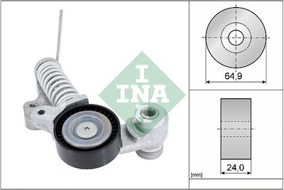 Belt Tensioner, V-ribbed belt Schaeffler INA 534 0702 10