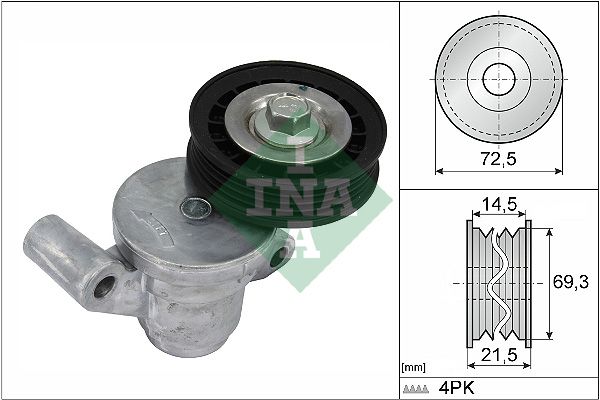 Schaeffler INA 534 0705 10 Belt Tensioner, V-ribbed belt