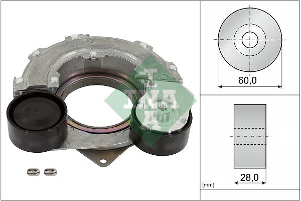 Schaeffler INA 534 0707 10 Belt Tensioner, V-ribbed belt