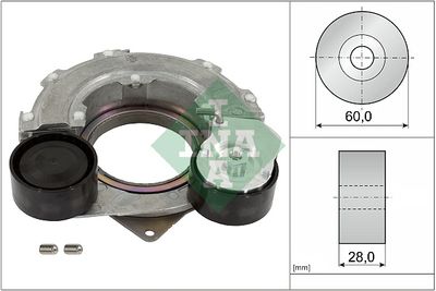 Belt Tensioner, V-ribbed belt Schaeffler INA 534 0707 10