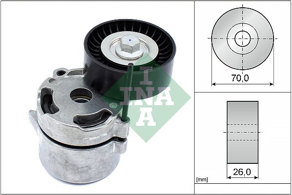 Schaeffler INA 534 0711 10 Belt Tensioner, V-ribbed belt