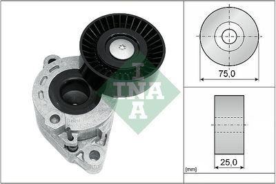 Belt Tensioner, V-ribbed belt Schaeffler INA 534 0721 10