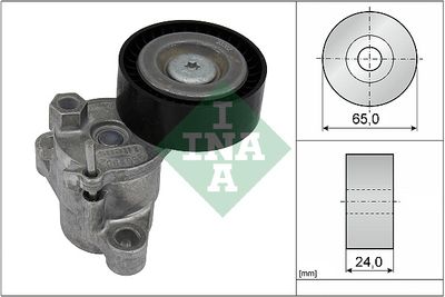 Belt Tensioner, V-ribbed belt Schaeffler INA 534 0729 10