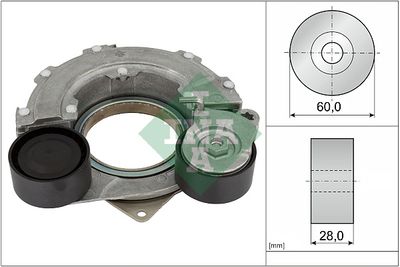 Belt Tensioner, V-ribbed belt Schaeffler INA 534 0736 10