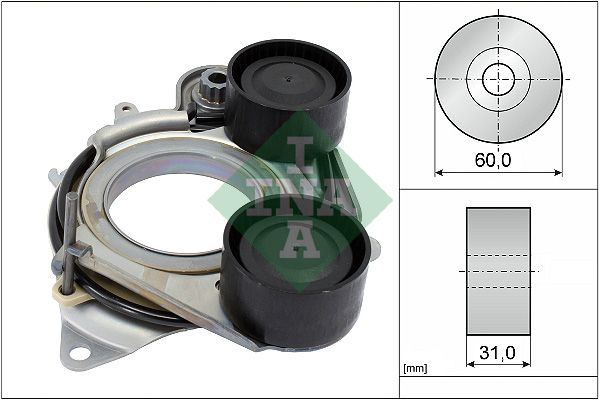 Schaeffler INA 534 0793 10 Belt Tensioner, V-ribbed belt