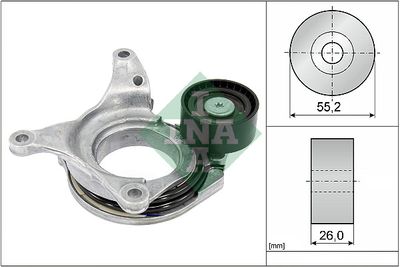 Belt Tensioner, V-ribbed belt Schaeffler INA 534 0794 10