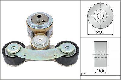 Belt Tensioner, V-ribbed belt Schaeffler INA 534 0826 10