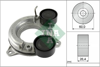 Belt Tensioner, V-ribbed belt Schaeffler INA 534 0854 10