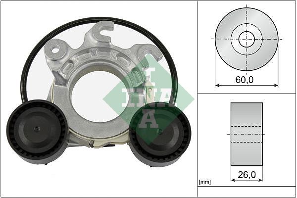 Schaeffler INA 534 0858 10 Belt Tensioner, V-ribbed belt