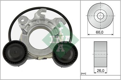 Belt Tensioner, V-ribbed belt Schaeffler INA 534 0858 10