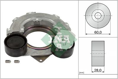Belt Tensioner, V-ribbed belt Schaeffler INA 534 0882 10