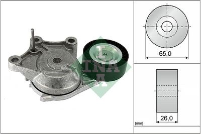 Belt Tensioner, V-ribbed belt Schaeffler INA 534 0903 10